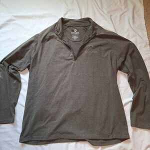 Ducks Unlimited Army Green  Quarter-Zip Pullover Size L